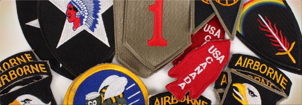 Qmi insignias slide, us airborn, the stars and stripes, us army